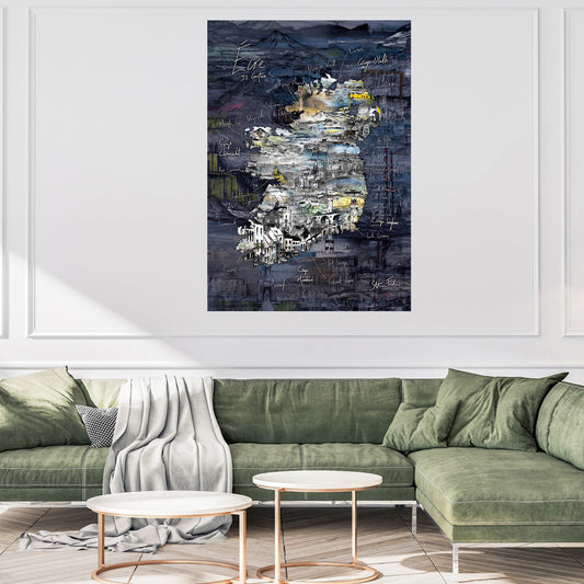 ÉIRE, 32 CONTAE (Irish version of 32 Counties)