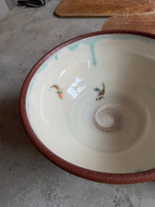 Red Earthenware Bowl