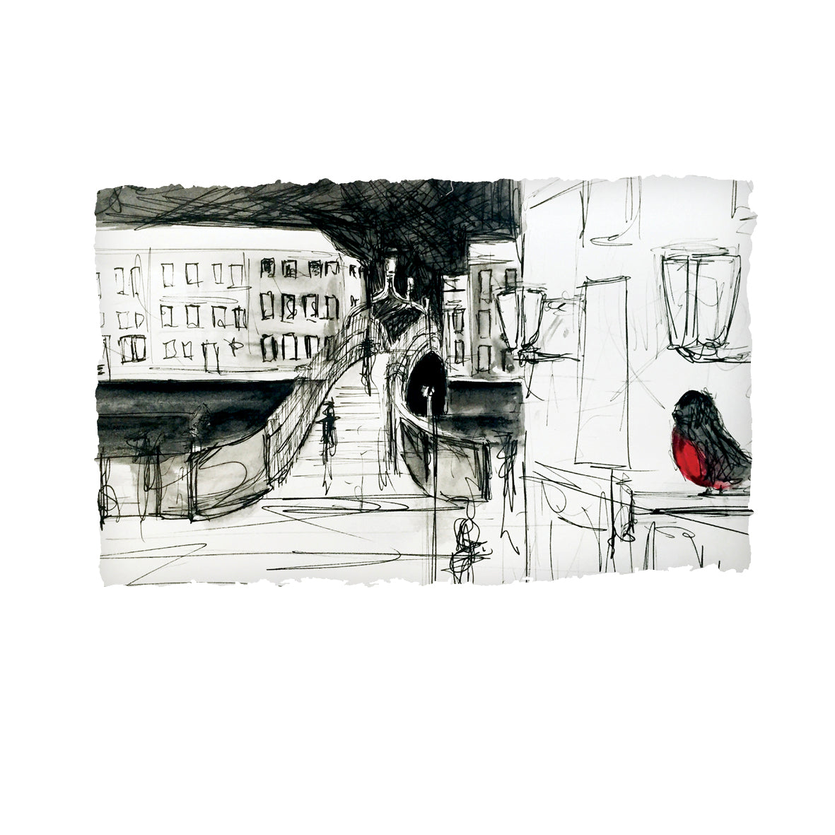 Ha’Penny Bridge at Night