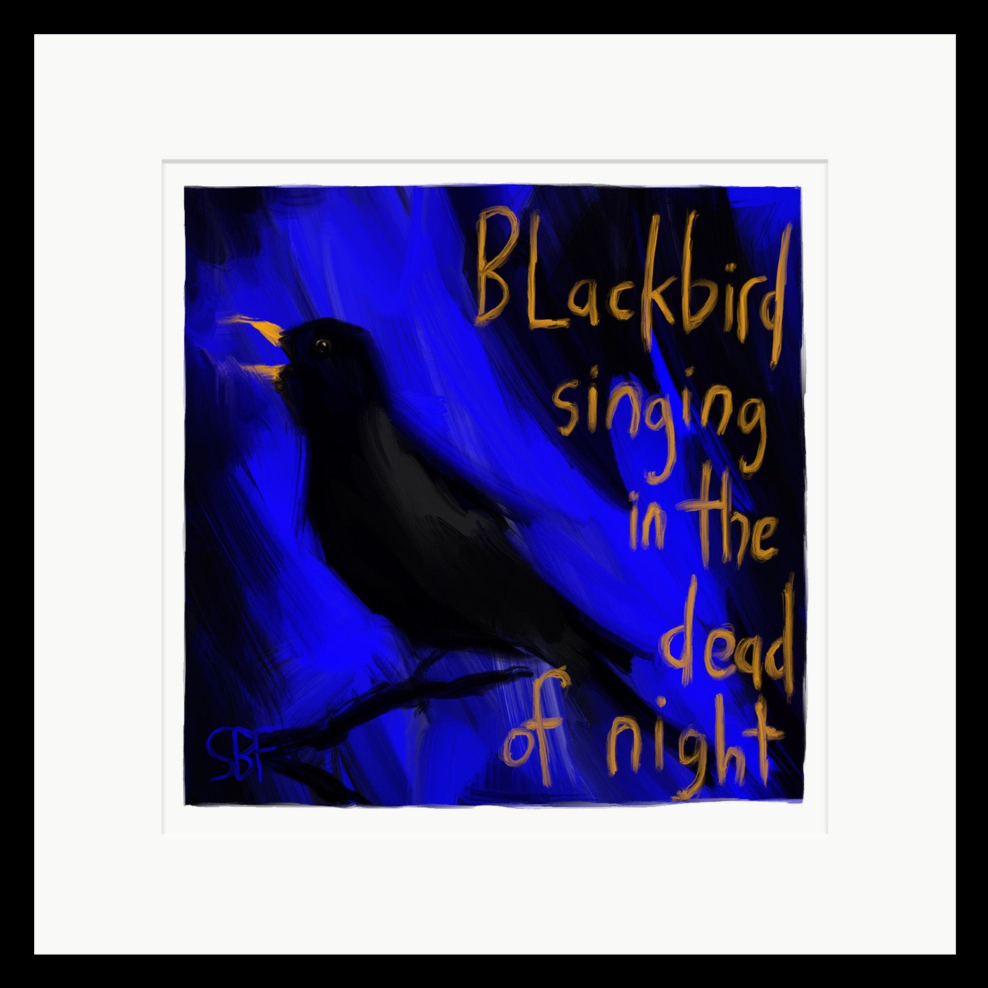 Blackbird Singing In The Dead Of Night