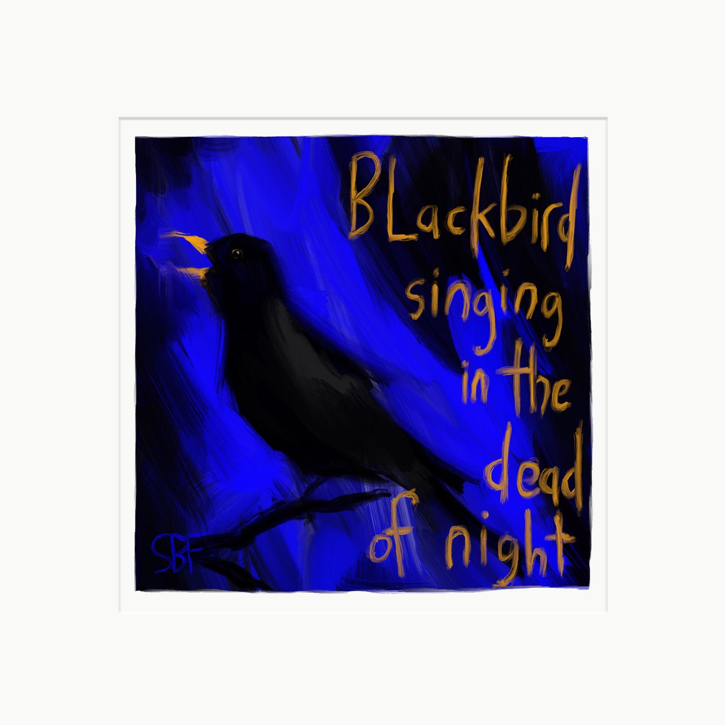 Blackbird Singing In The Dead Of Night