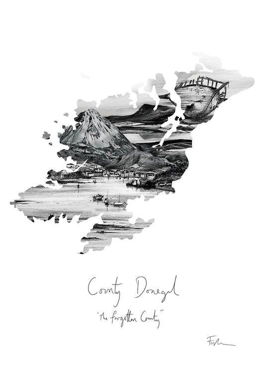 DONEGAL - The Forgotton County (Black & White)