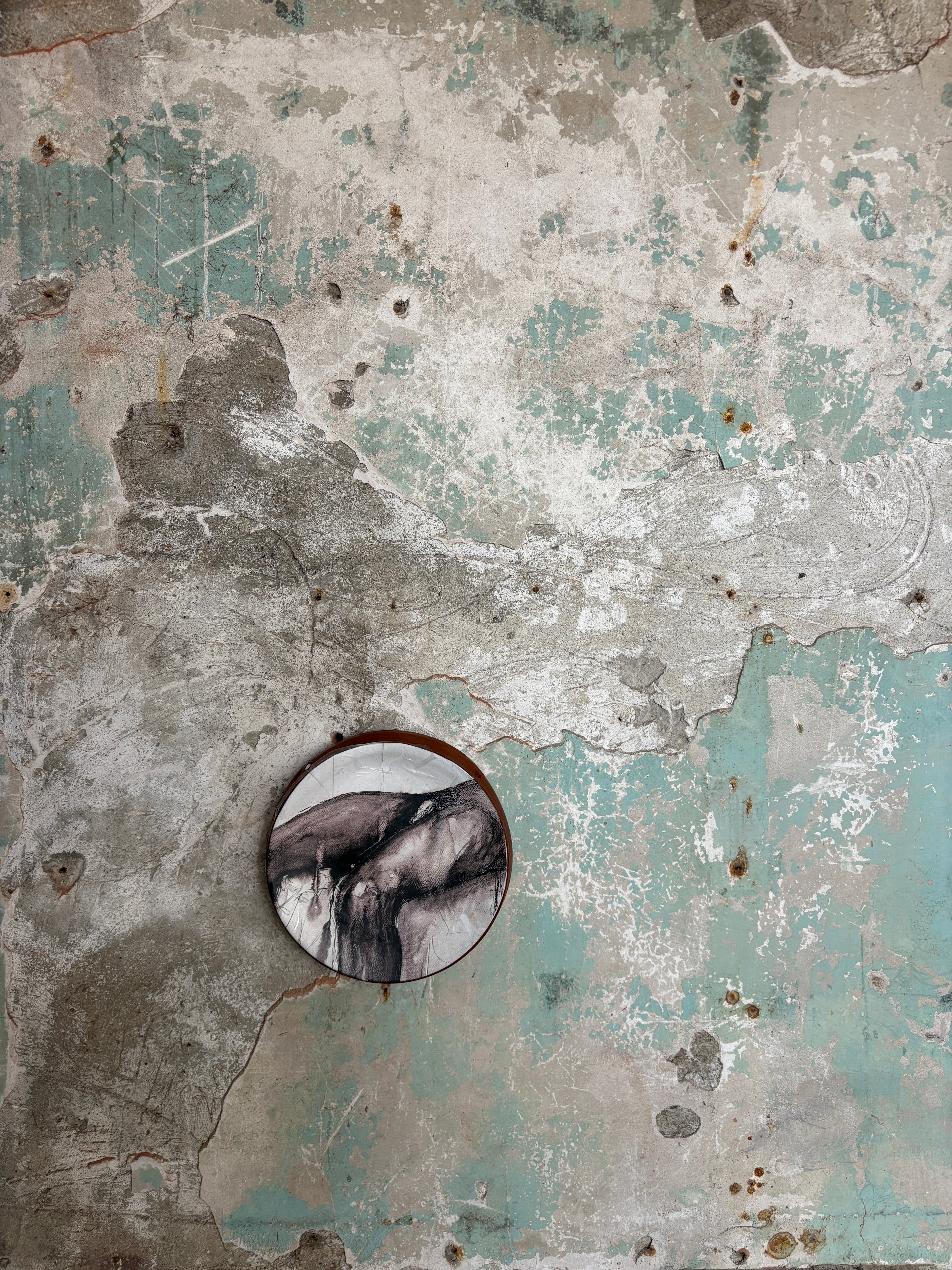 Ceramic Red Earthenware Dish - Familiar Landscapes 