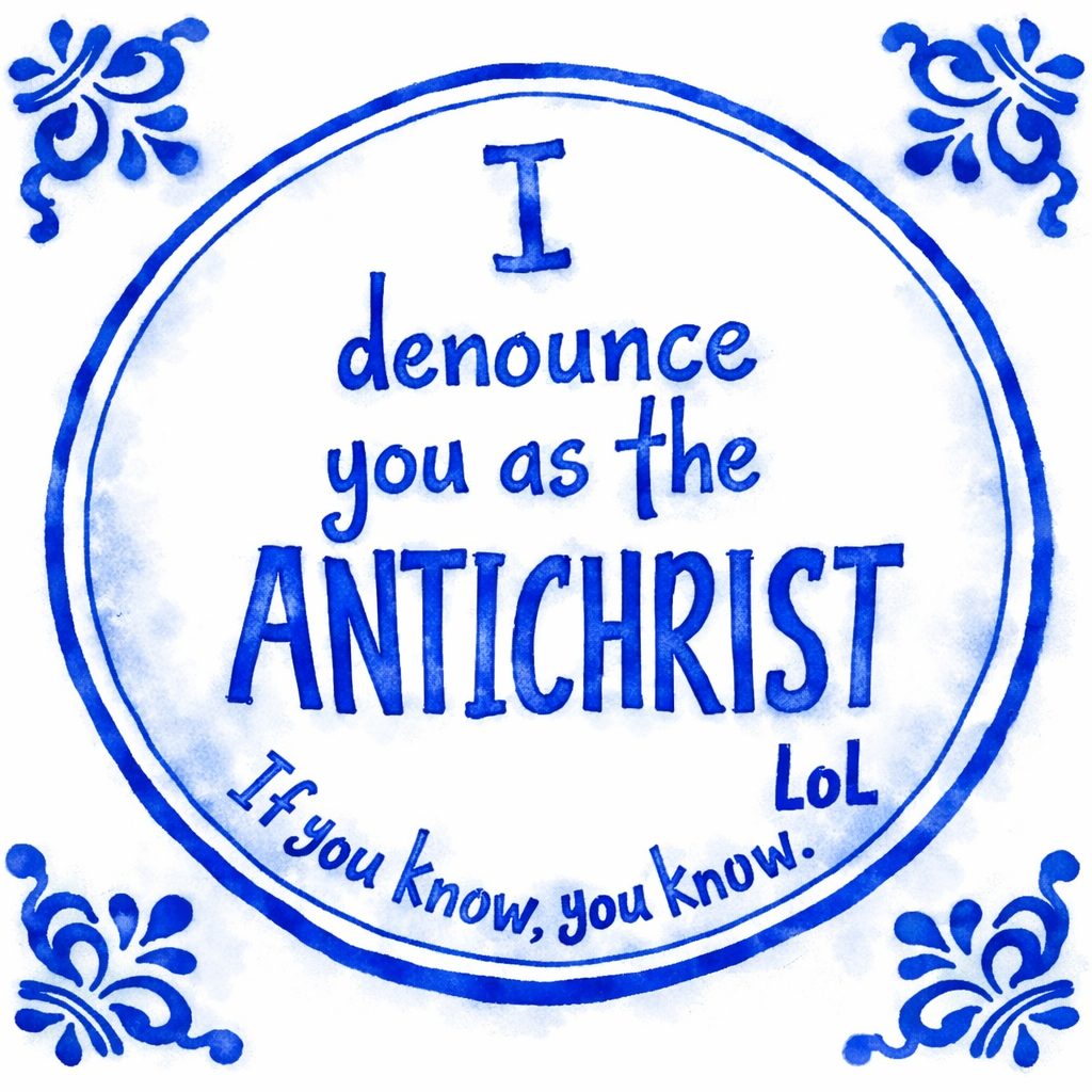 I Denounce You As The Antichrist