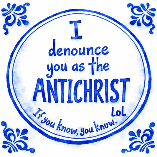 I Denounce You As The Antichrist
