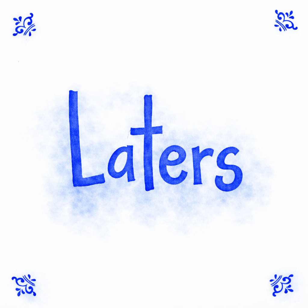 Laters – Stephen Farnan Studio