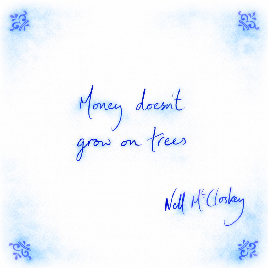 Money Doesn’t Grow On Trees