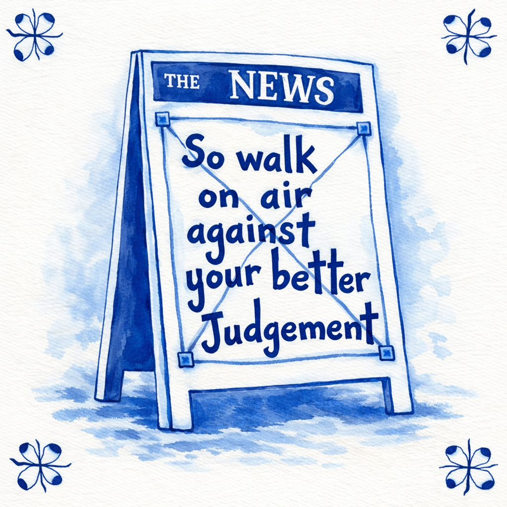 So Walk On Air Against Your Better Judgement