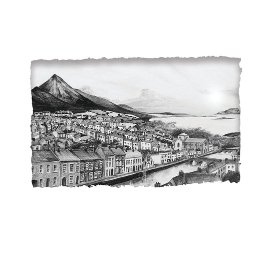 Croagh Patrick overlooking Westport