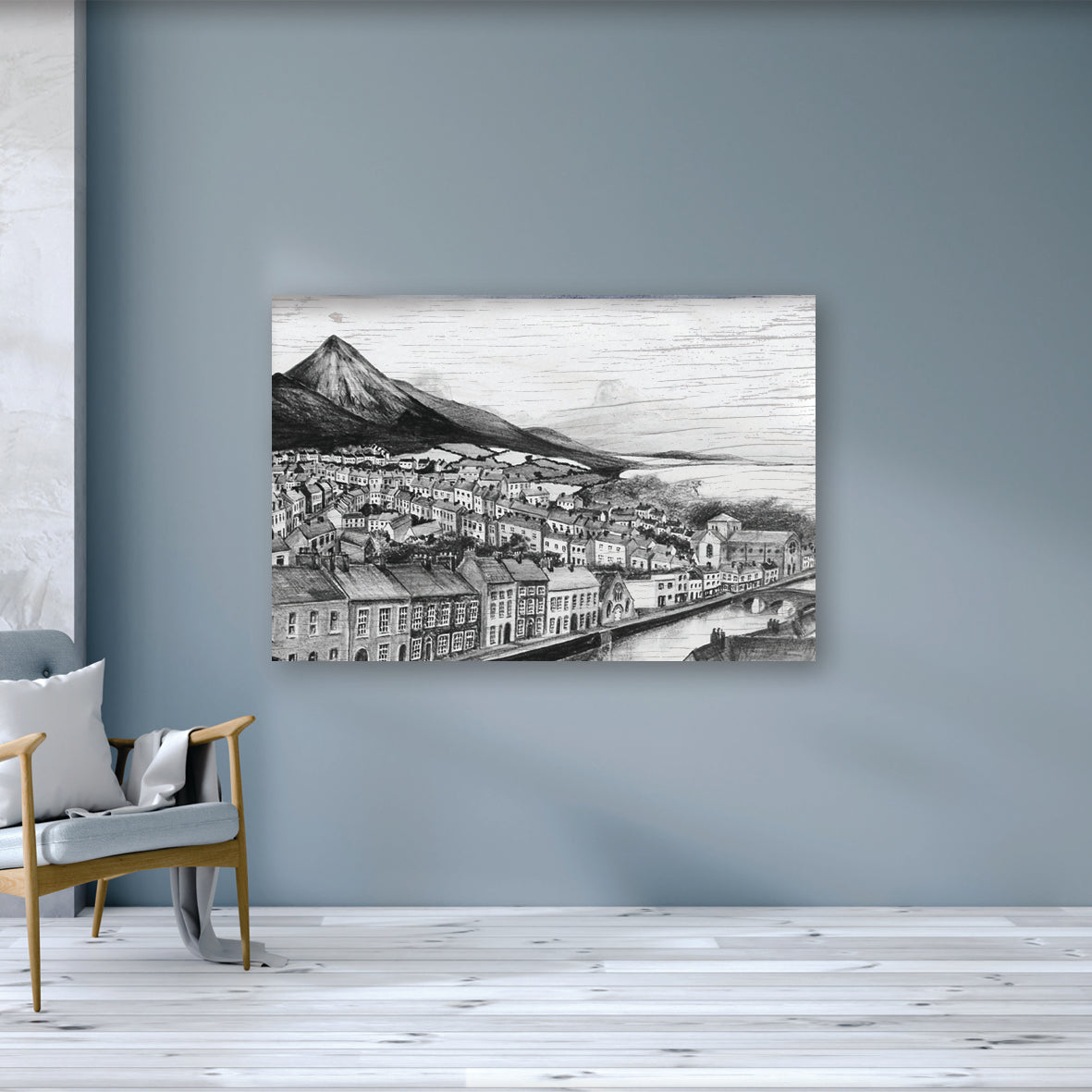 Croagh Patrick overlooking Westport
