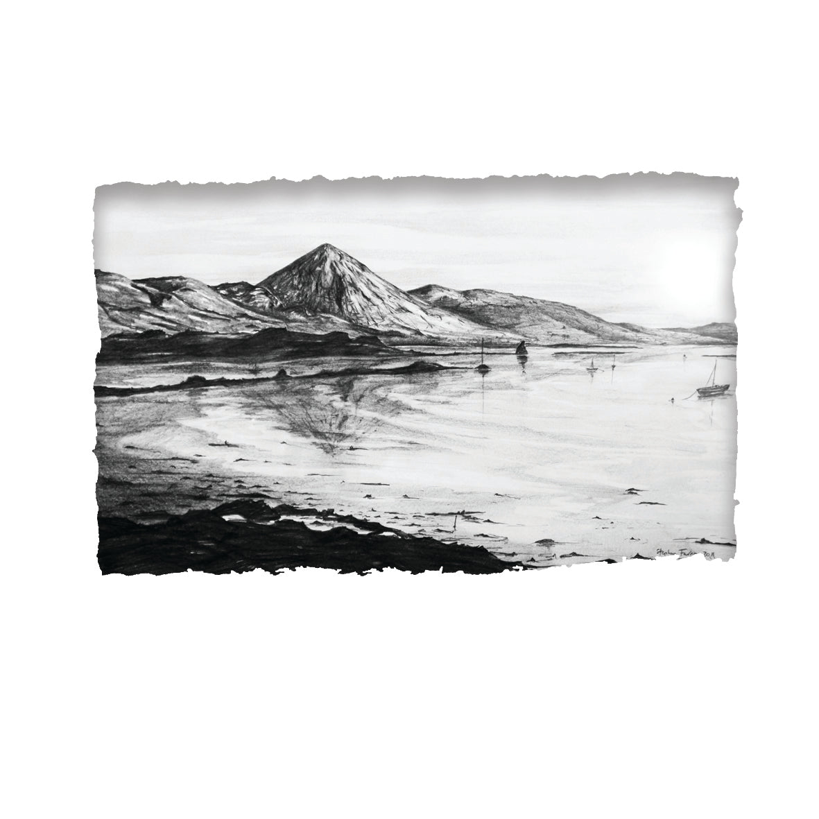 Croagh Patrick overlooking Clew Bay