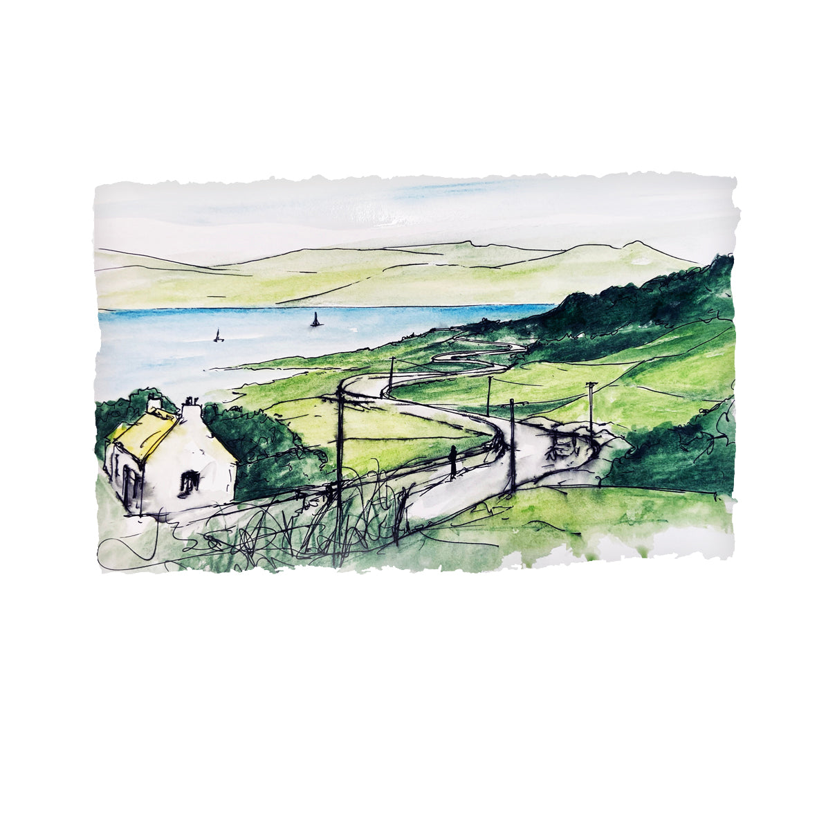 Corkscrew Road, Mulroy Bay, Donegal