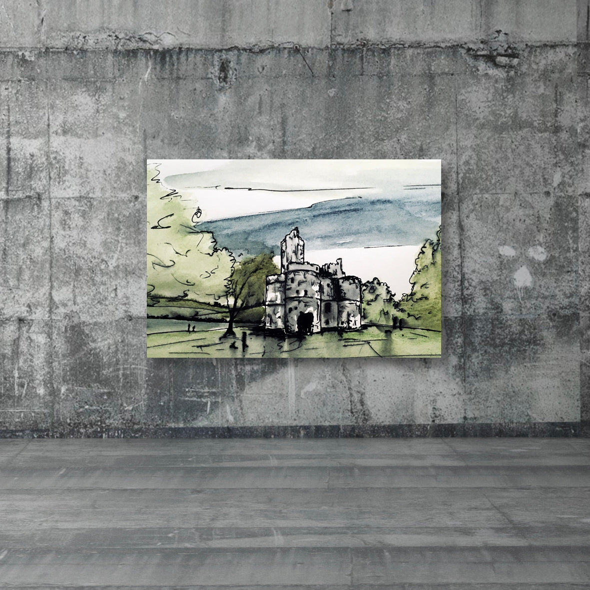 Roughan Castle, County Tyrone - Gift Designed & Made in Ireland ...